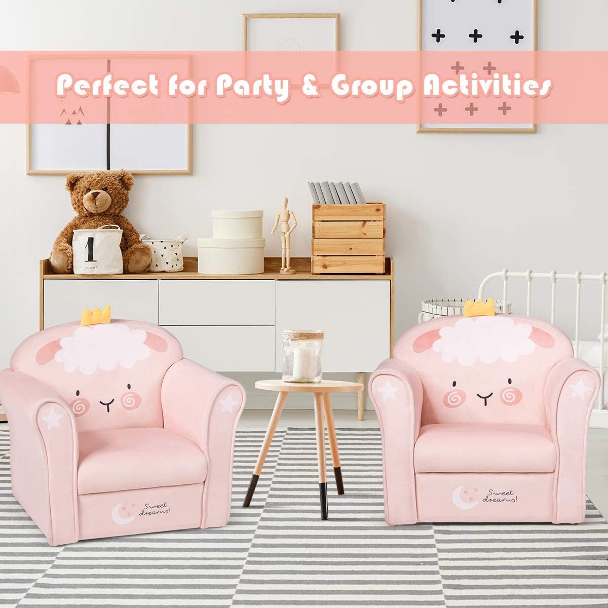 Mmuebles para niño con construcción de madera.Costzon