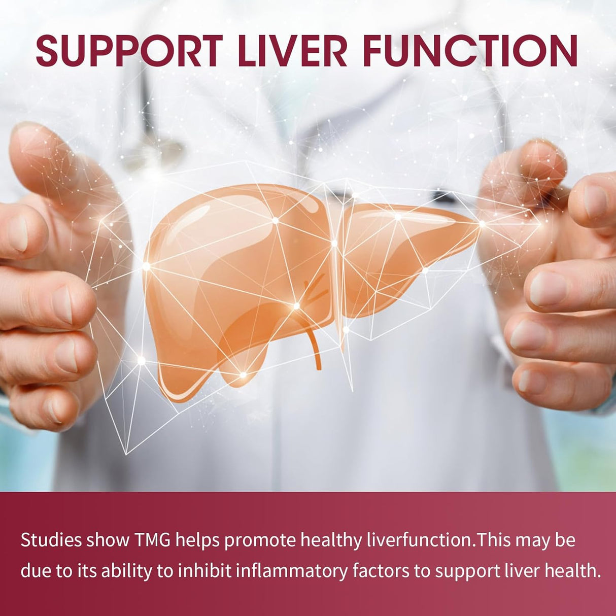 Suplemento Líquido TMG 1000mg, Alta Absorción, 2x1oz