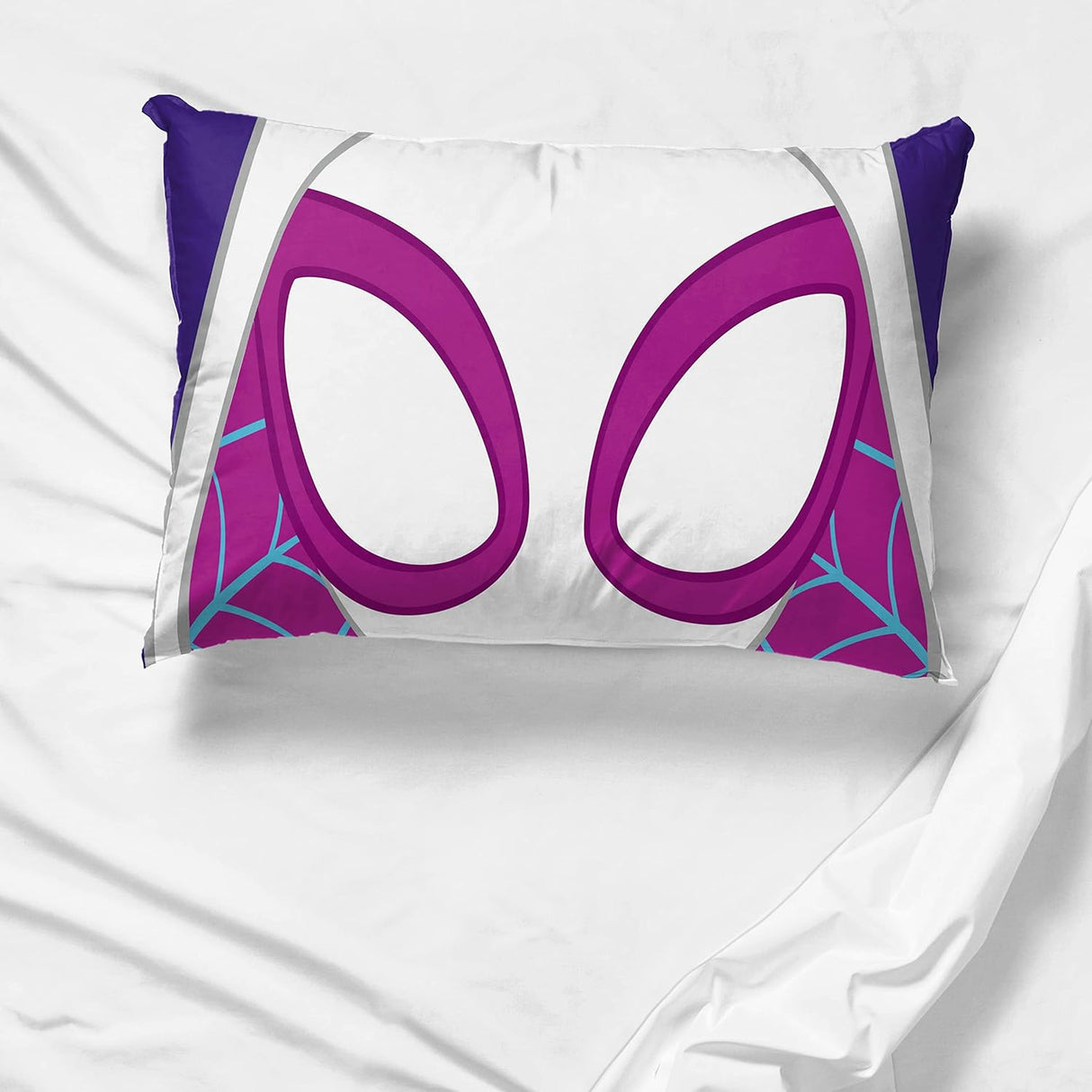 Marvel Spidey Funda de Almohada Reversible Ghost Spider Gwen