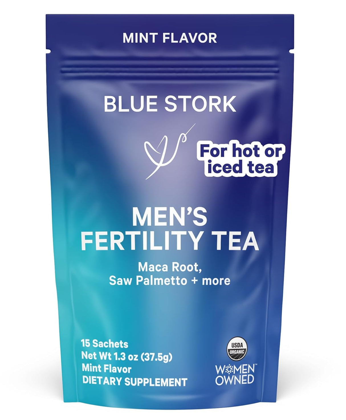 Té de Fertilidad para Hombres Blue Stork, Orgánico, 15 Sobres