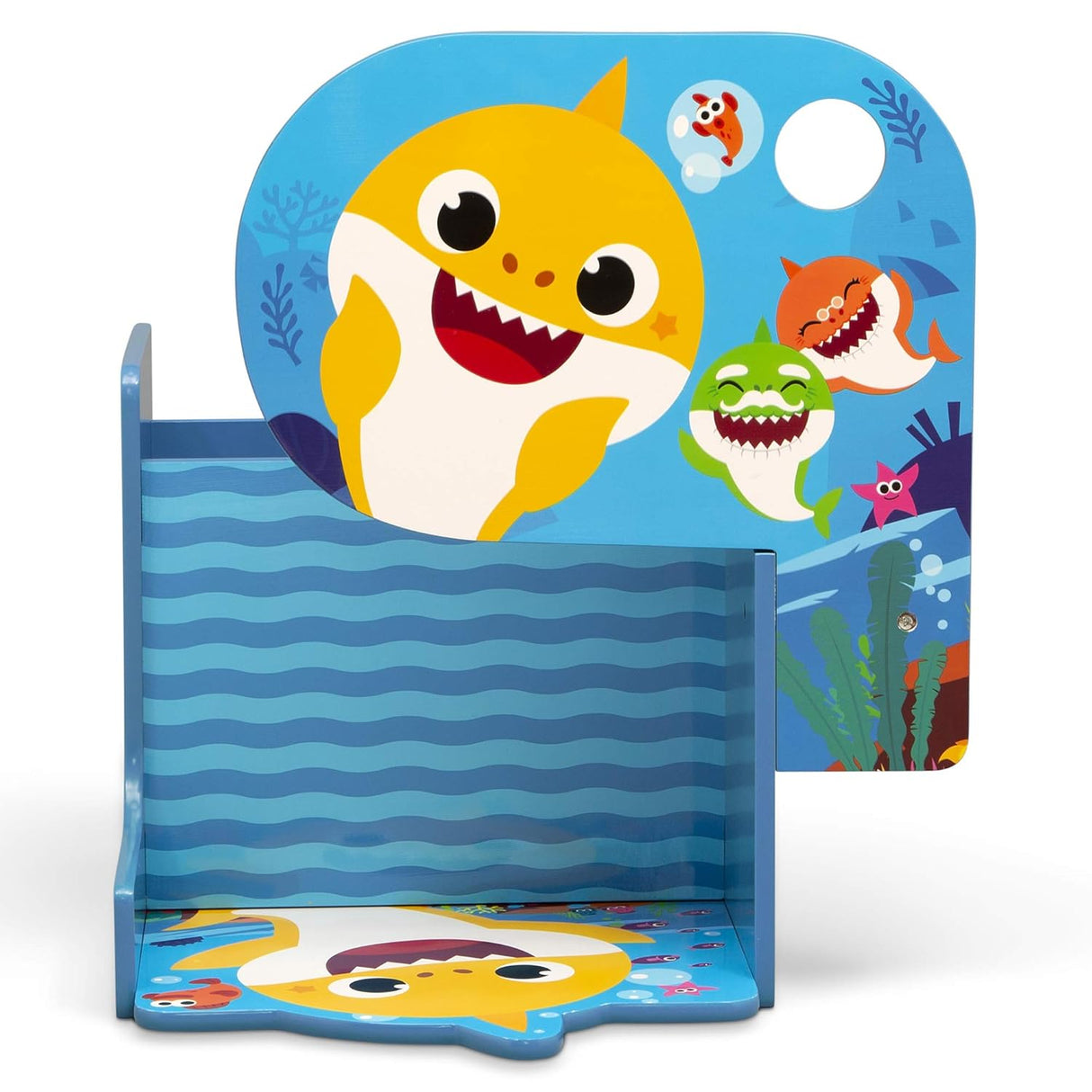 Escritorio con silla de Bebé tiburón con compartimento