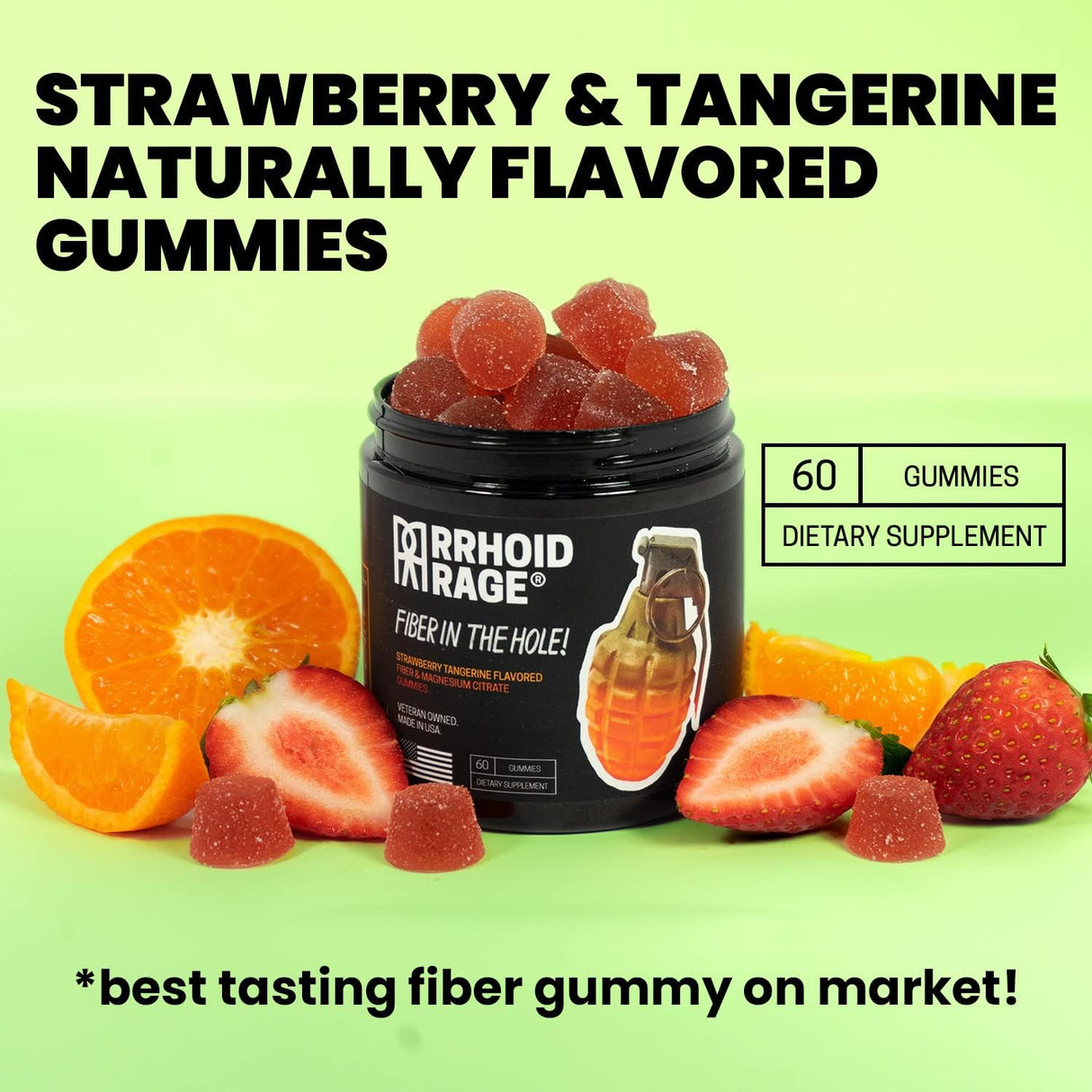 Suplementos de fibra y magnesio apoyan la salud Rrhoid Rage