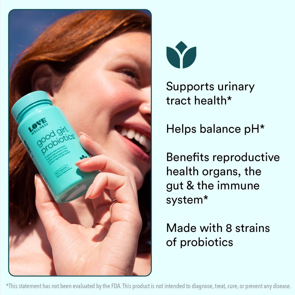 Love Wellness Good Girl - Probióticos vaginales y vitaminas