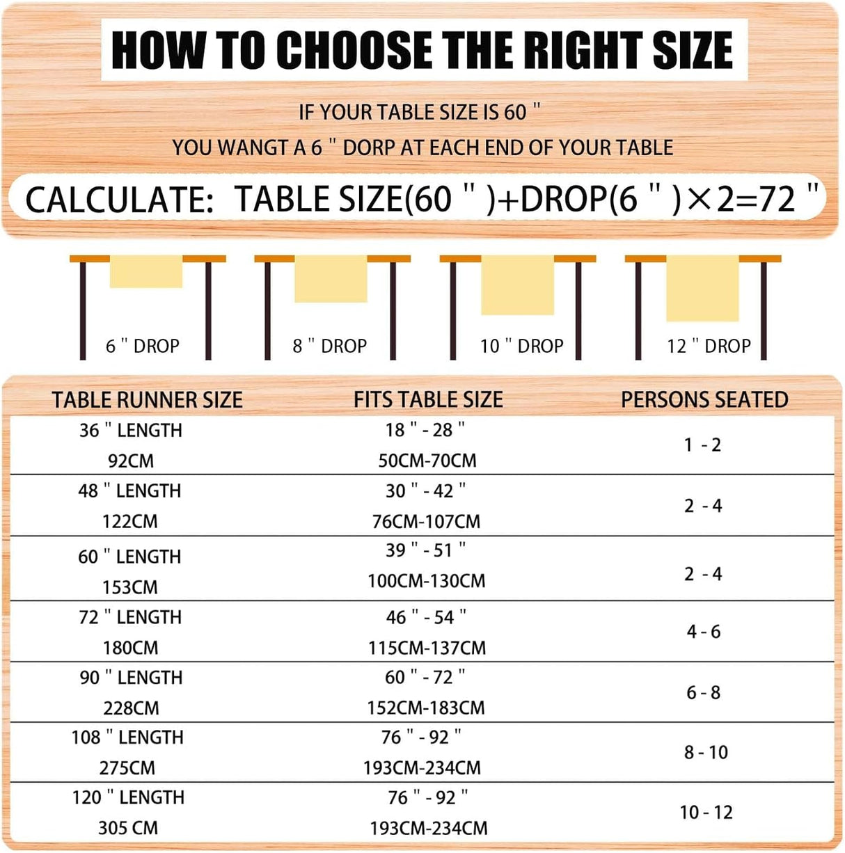 Caminera de Mesa Navidad Jack Skellington y Sally 72 Pulgadas