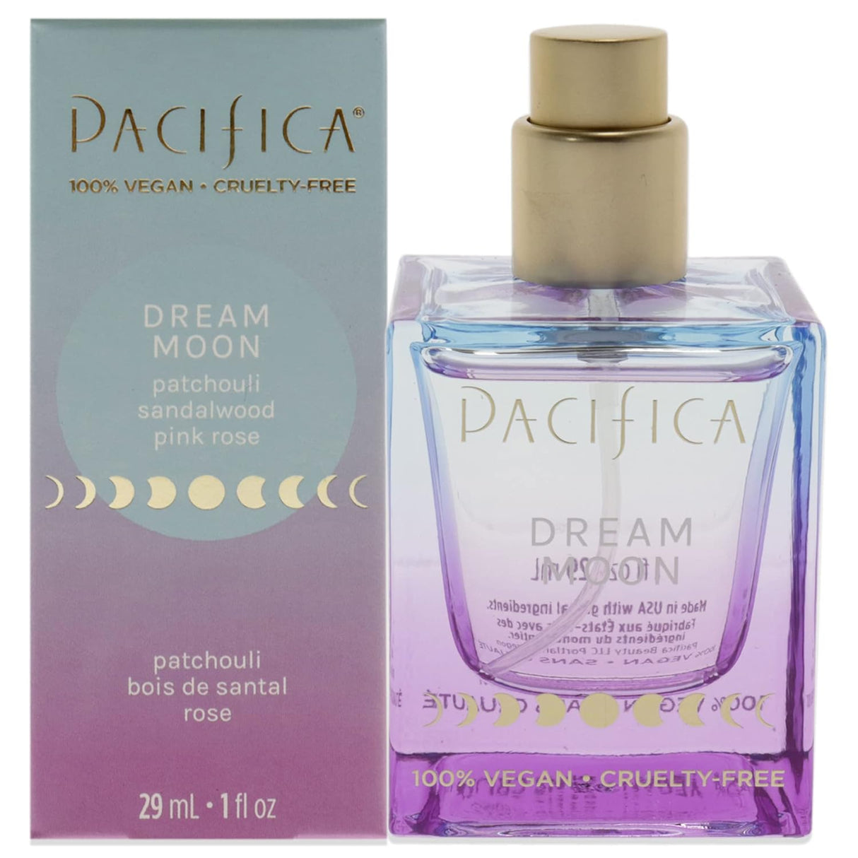 Perfumes de rosa sándalo y notas de pachulí naturales