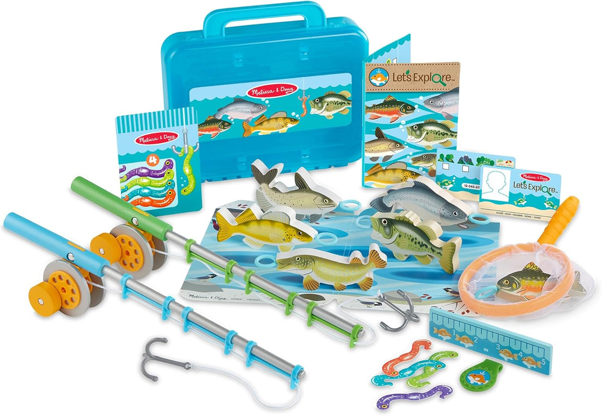 Juego de Pesca Melissa & Doug - 21 Piezas, FSC Certificado