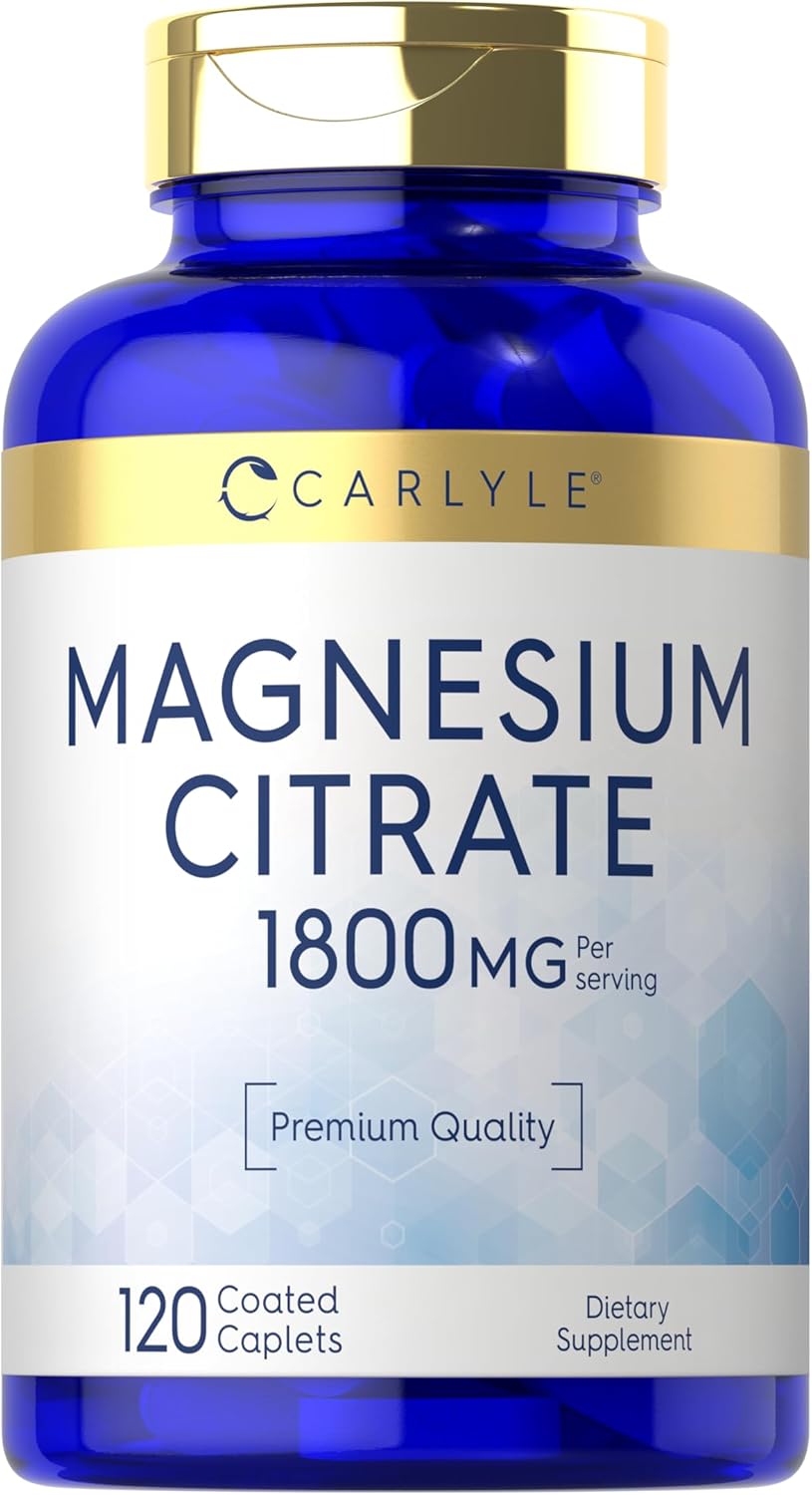 Carlyle Magnesio Citrato 1800mg 120 Cápsulas Vegetarianas