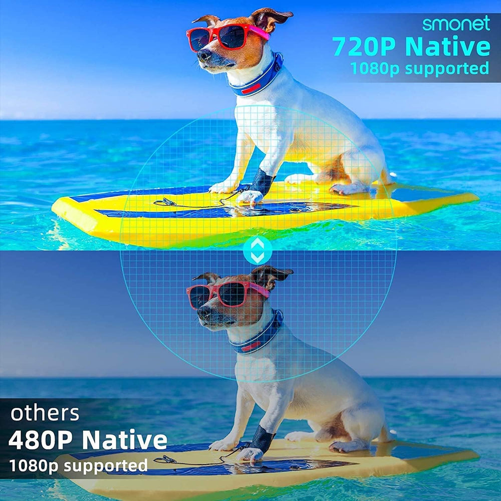 Proyector SMONET 1080P HD 7500L Mini Portátil para TV y PS5