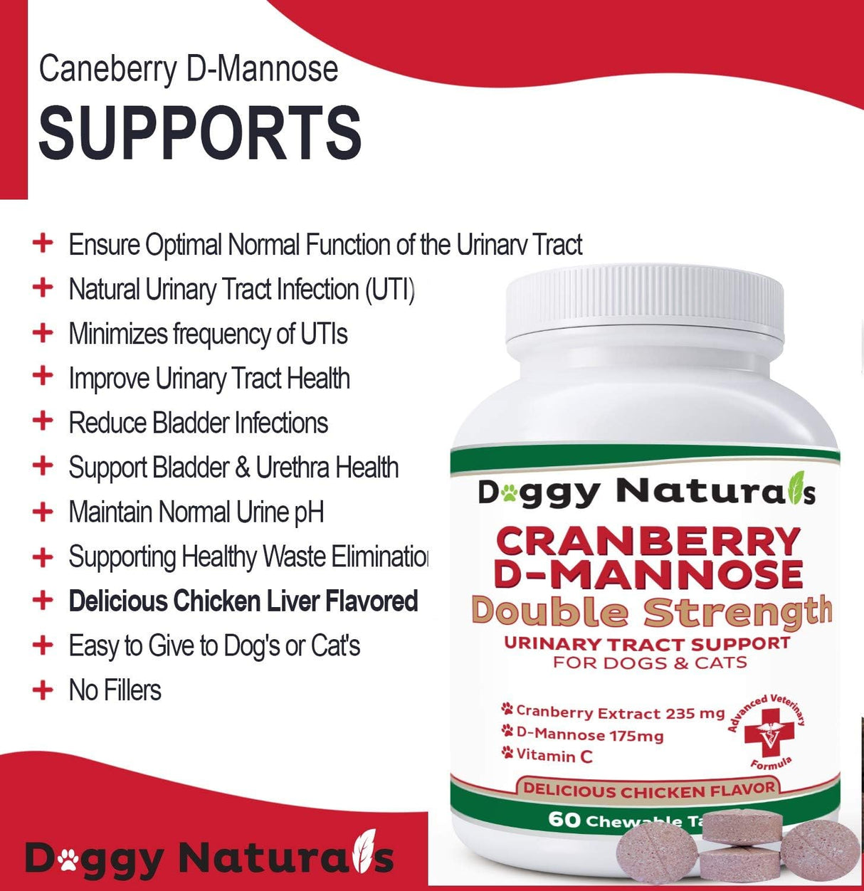 Vitaminas soporte para infecciones del tracto urinario