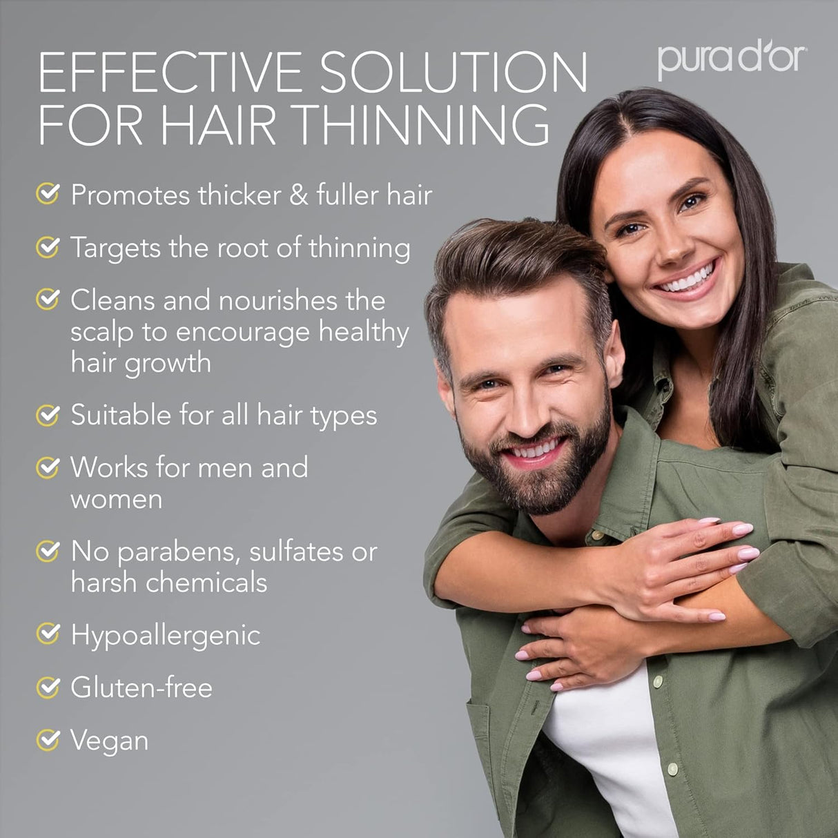 Shampoos y Acondicionadores de biotina antiadelgazante