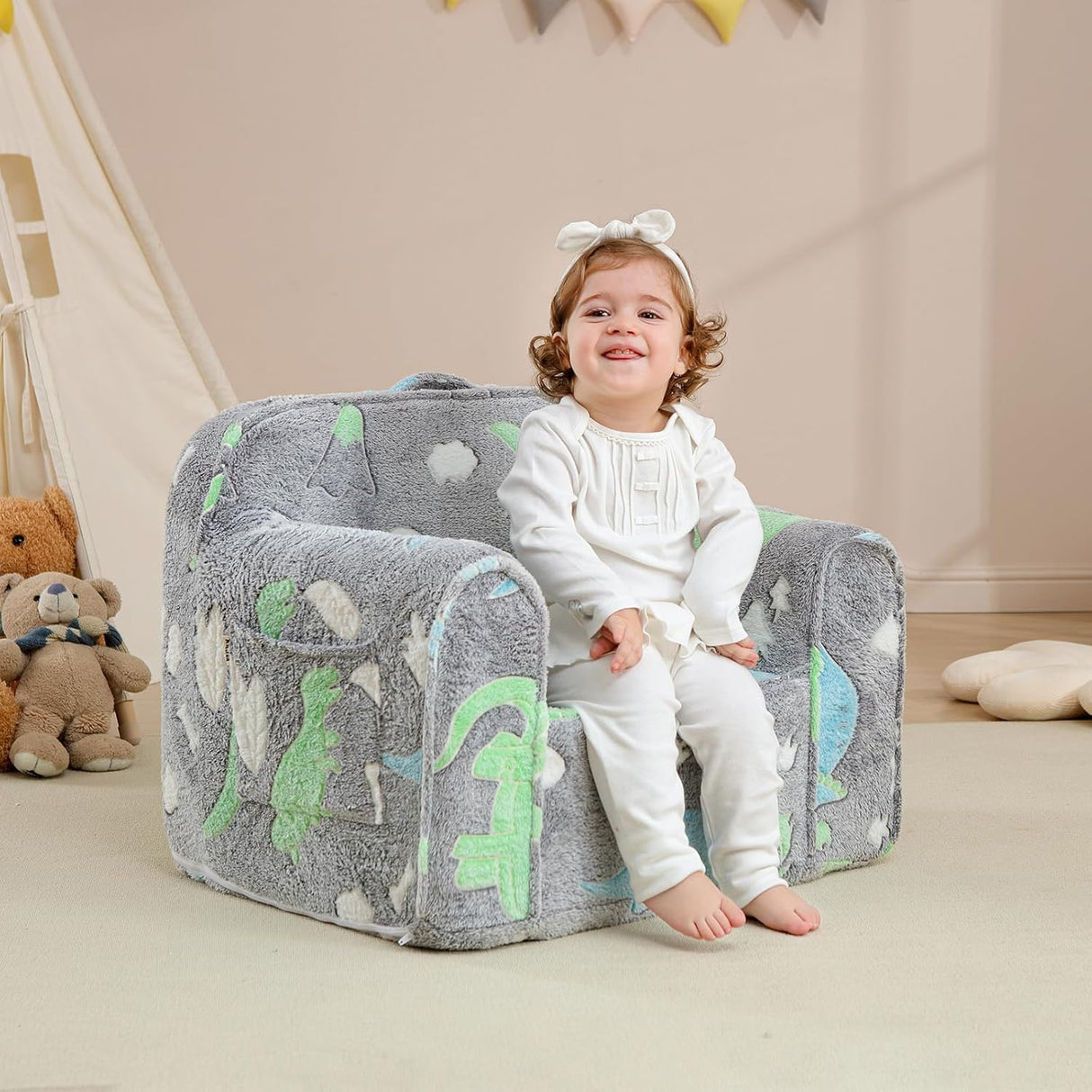 sillón para niños pequeños, sofá para bebés y niños.Kisdsa