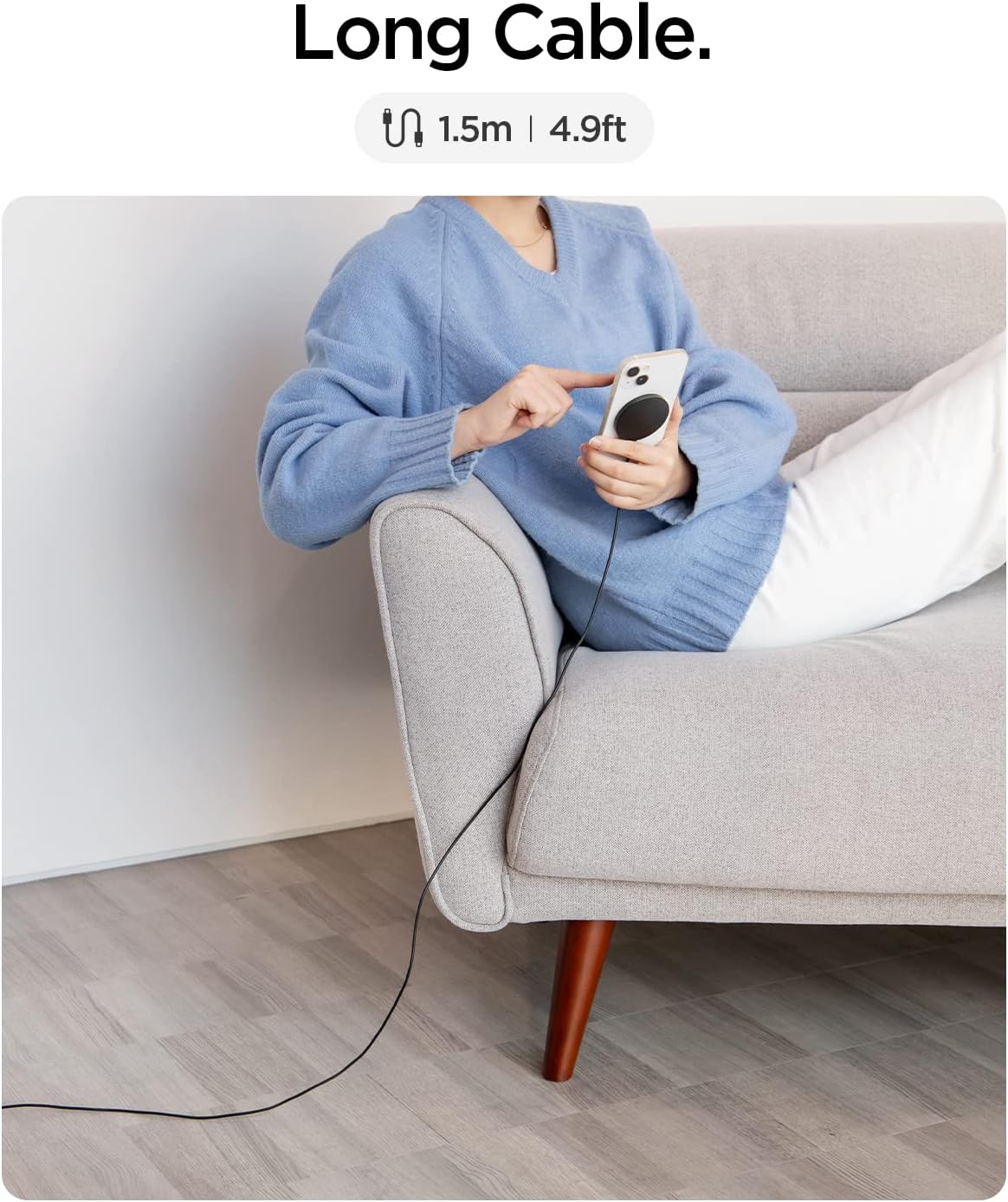 Cargador inalámbrico magnético MagFit para iPhone 14