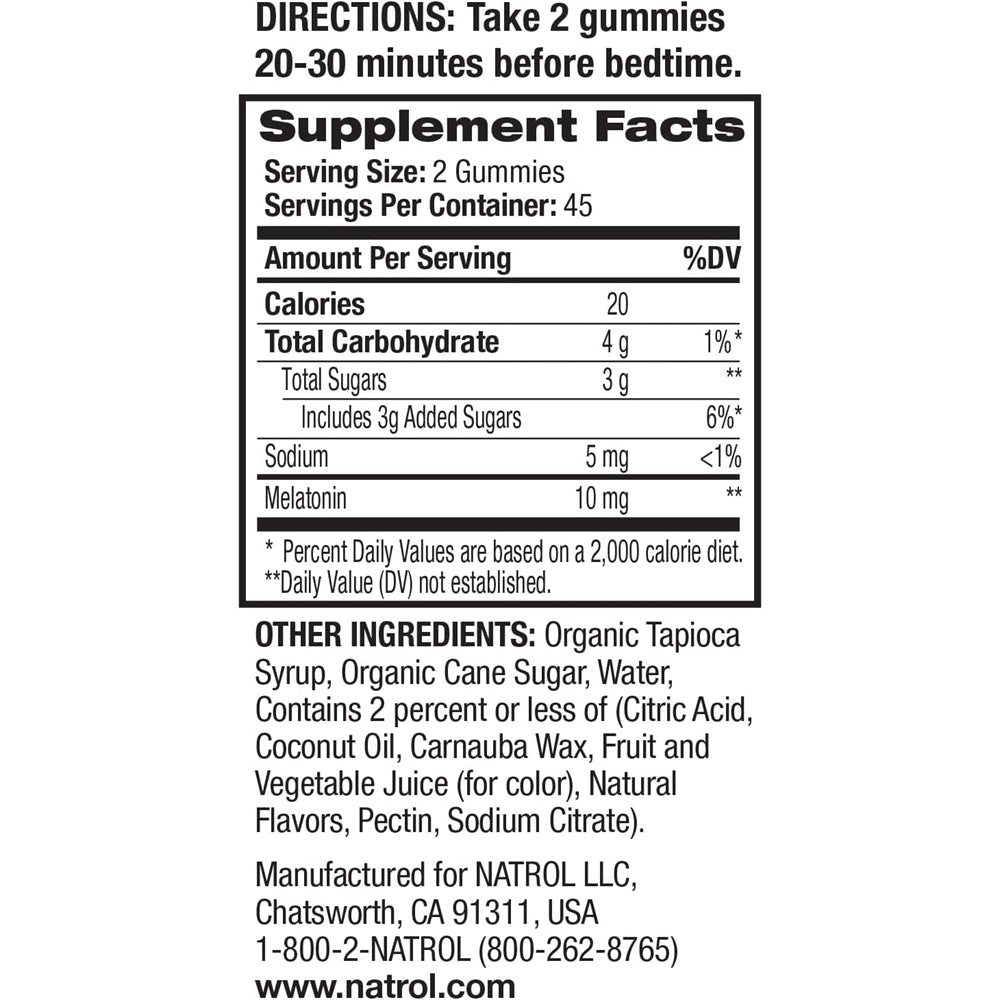 Suplemento Natrol para restaurar