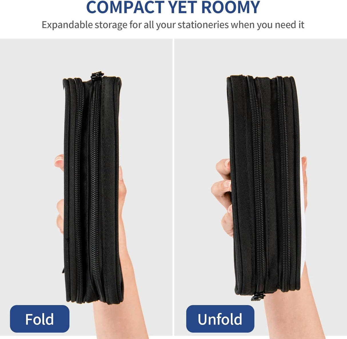 Estuche Gato Negro Divertido Gran Capacidad