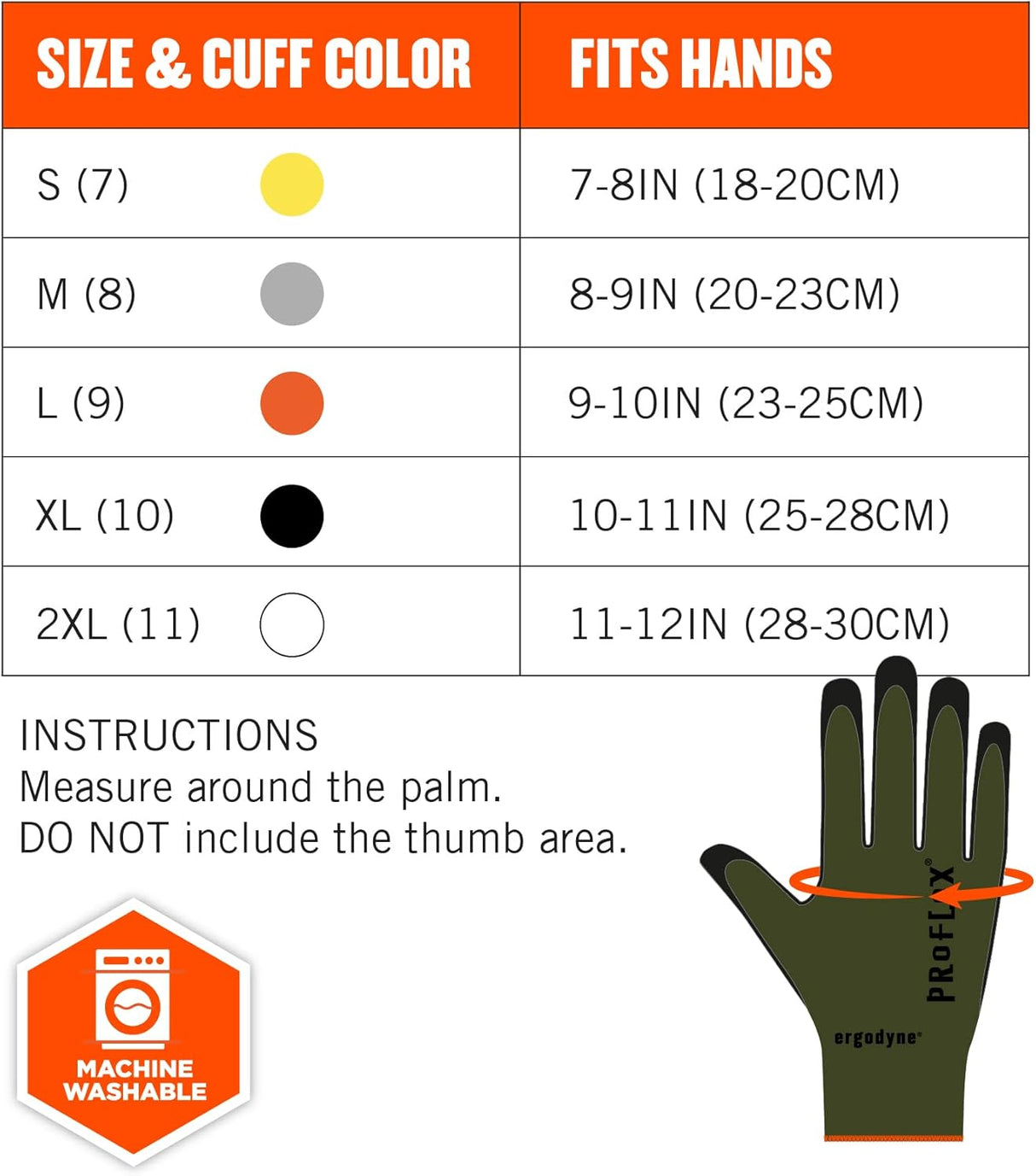 Guantes de trabajo palmas recubiertas de nitrilo talla M
