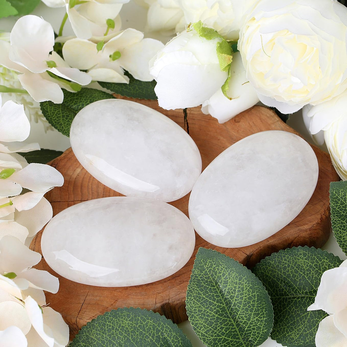 ZHIYUXI Cristales de cuarzo transparente de 2.4in, piedras