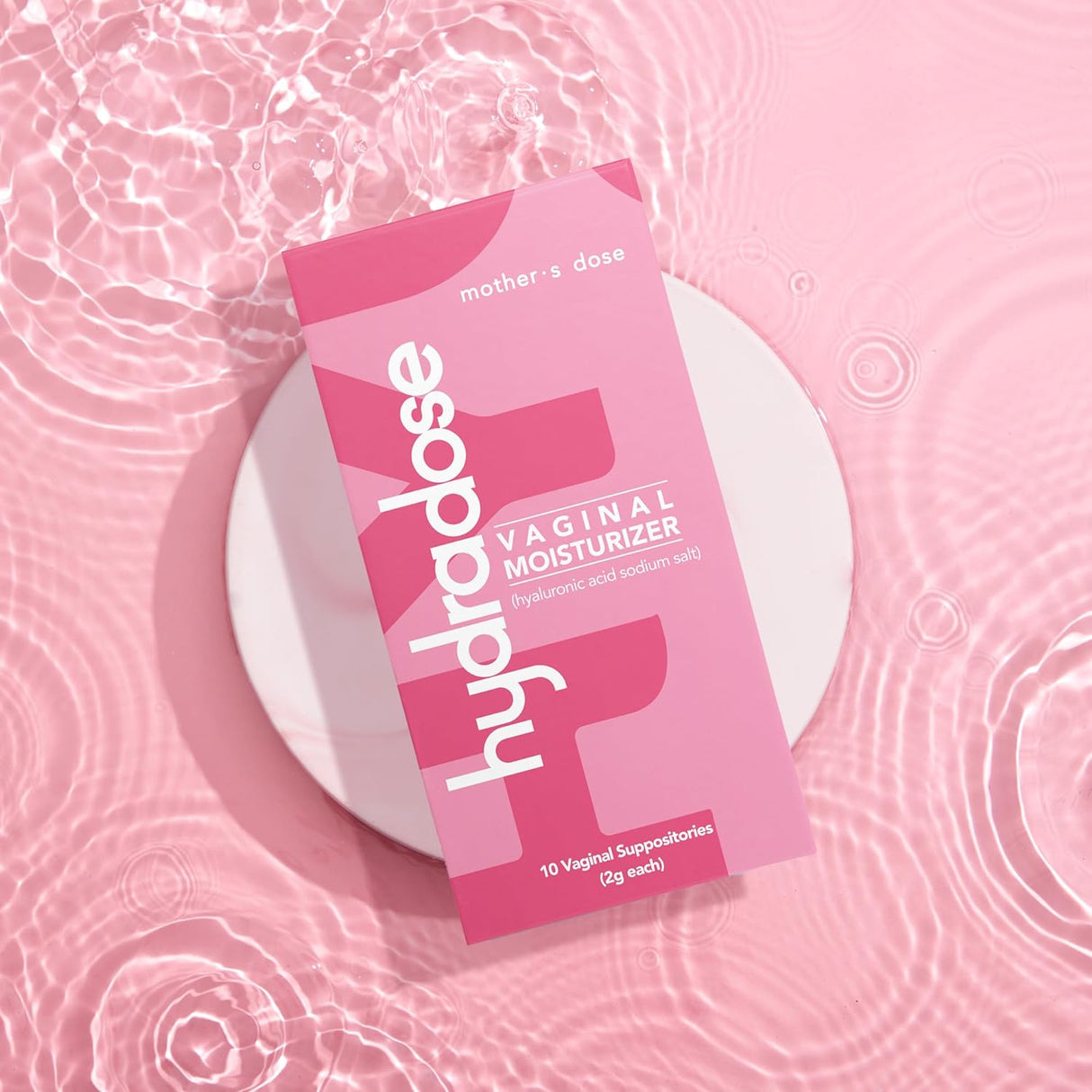 Supositorio de ácido hialurónico HydraDose hidratante 10 und
