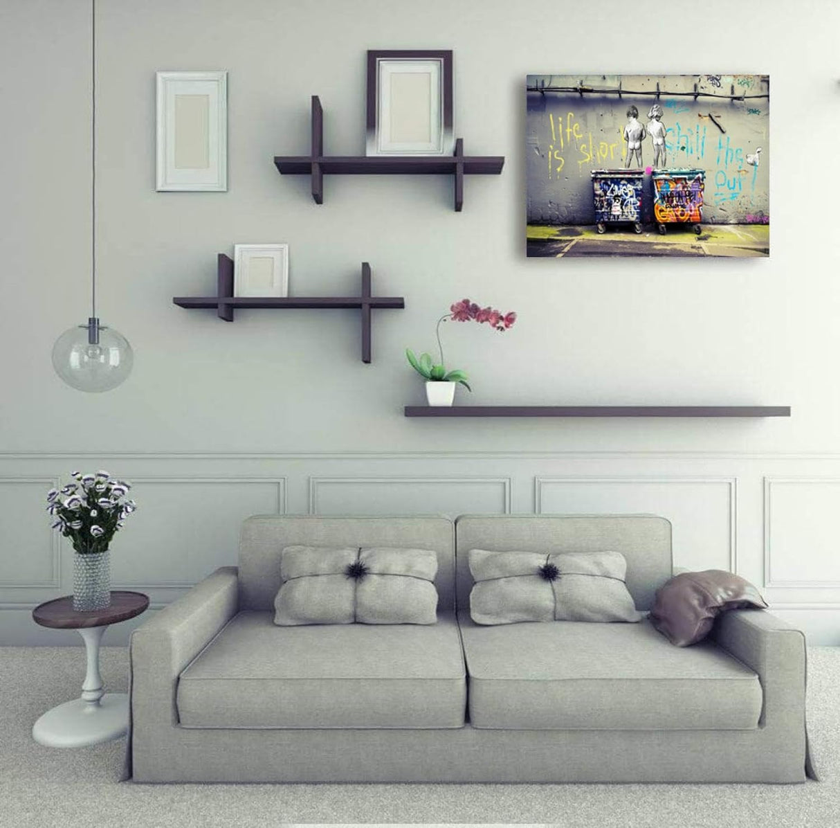 Pósteres artísticos Life Is Short Chill the Duck Out 16x24 pulgadas