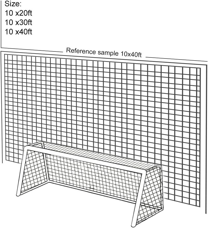 Red de contención de fútbol de alto impacto modelo práctica