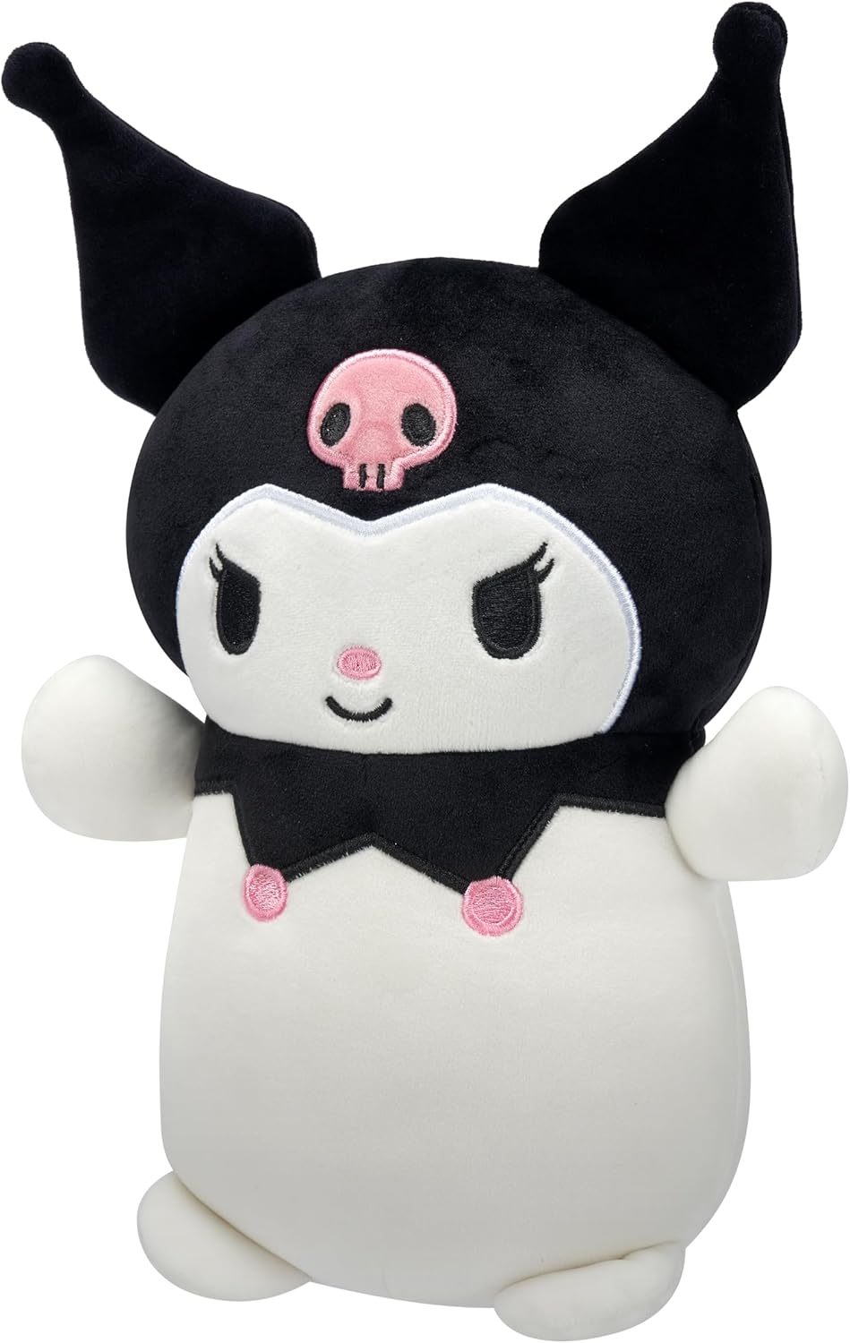 Peluche Sanrio Kuromi HugMees 10 Ultrasuave Oficial Jazwares