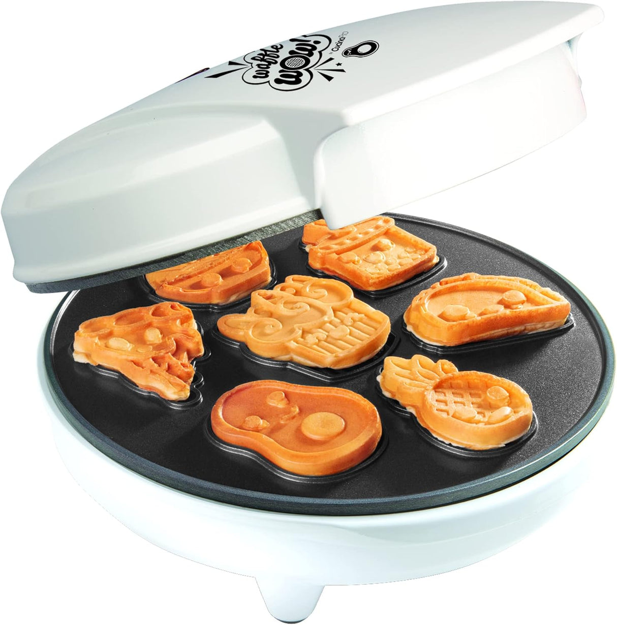 Mini Waffle Maker Fun Food Friends - Diseño Kawaii 7 Estilos
