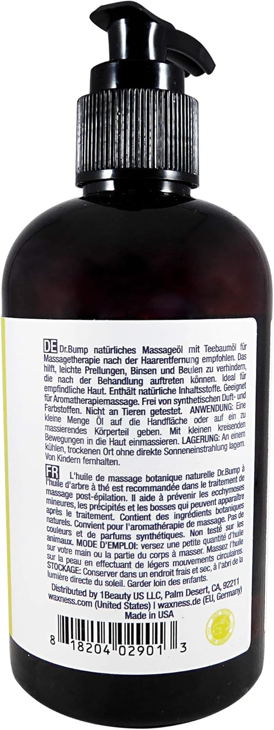 Aceite de masaje botánico con árbol de té Waxness