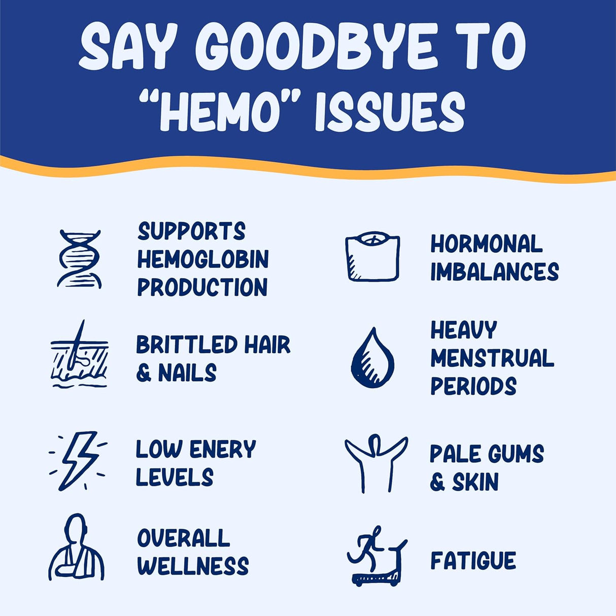 Suplemento Hematex de hierro líquido de alta potencia