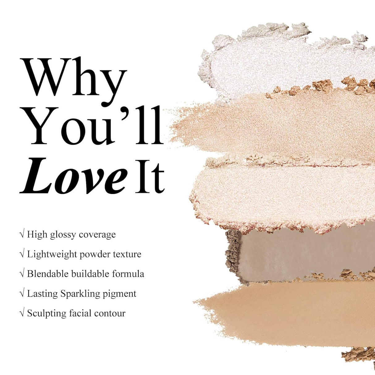 Paleta de Contorno Facial Ultrafina y Mate Multiusos