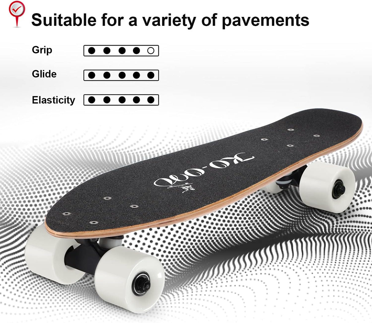 Patineta Completa Mini Cruiser 22 Pulgadas para Niños