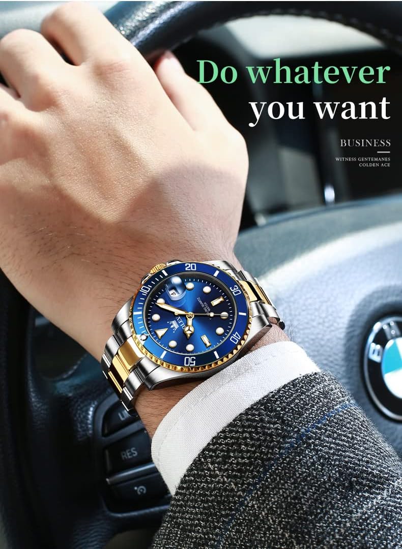 Reloj de analógico impermeable de hombre 2870-5585 OLEVS