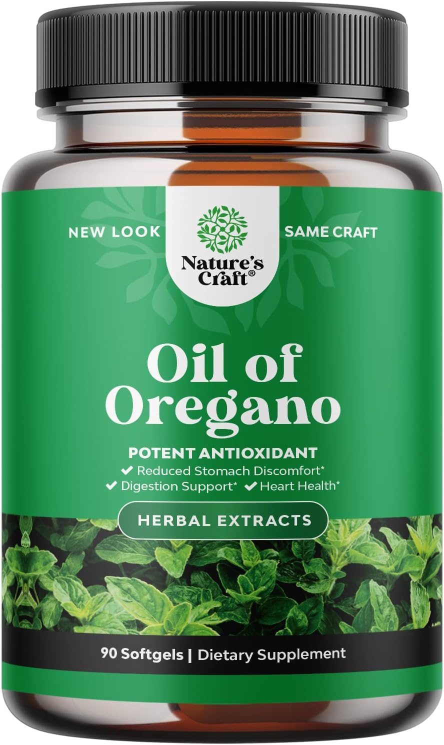 Cápsulas de Aceite de Orégano Salvaje para Salud y Energía