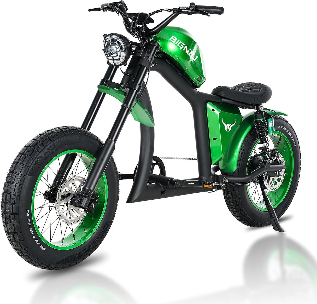 Bicicleta eléctrica BG-X 1500W, 40 millas, suspensión dual