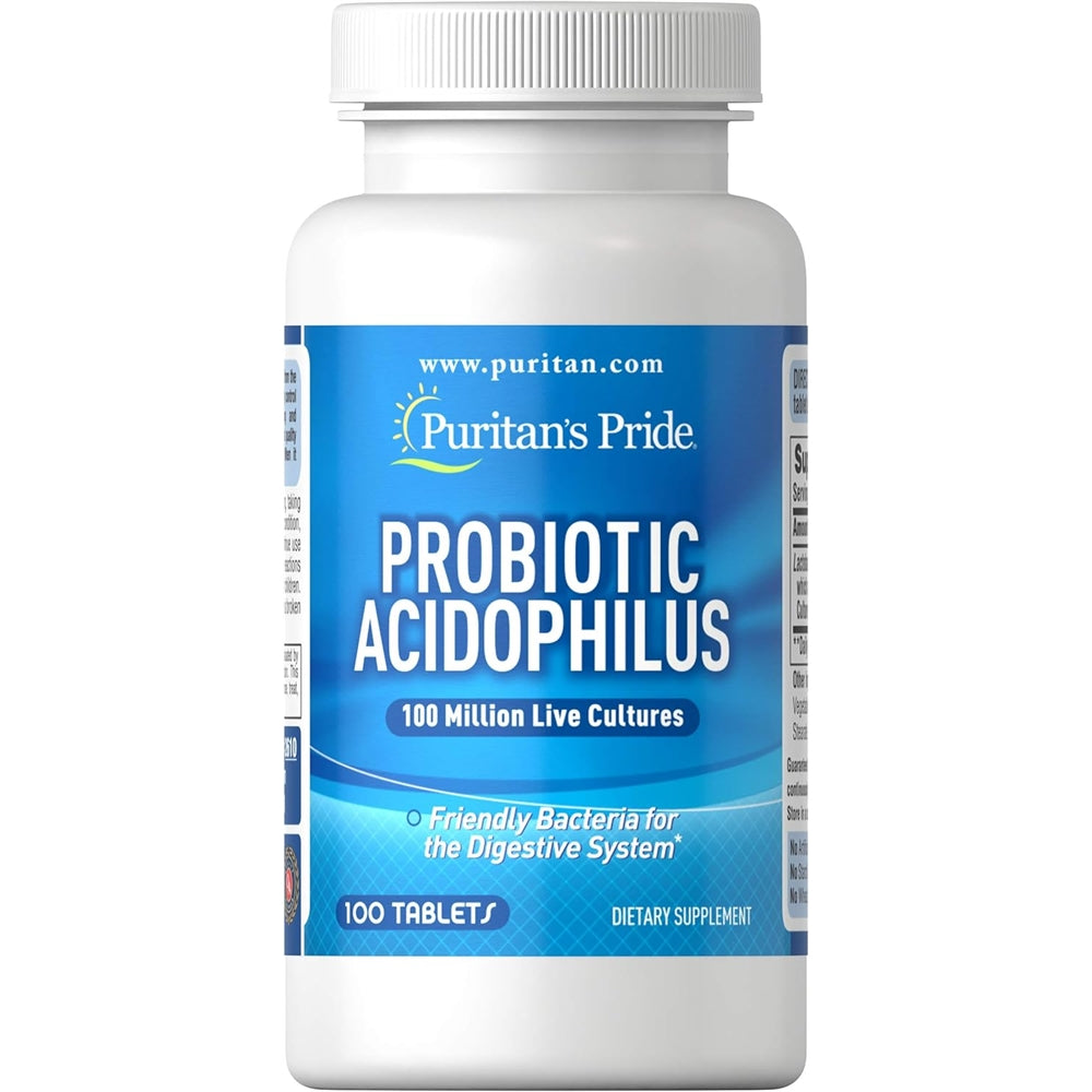 Suplementos Probiotic Acidophilus 100 unidades
