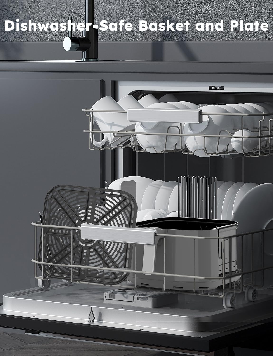 Freidora de Aire Nuwave Brio Plus 8 Qt, 5 Funciones, 100 Presets