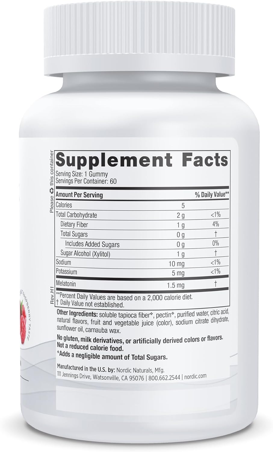 Nordic Naturals Gomitas sueño reparador soporte antioxidante