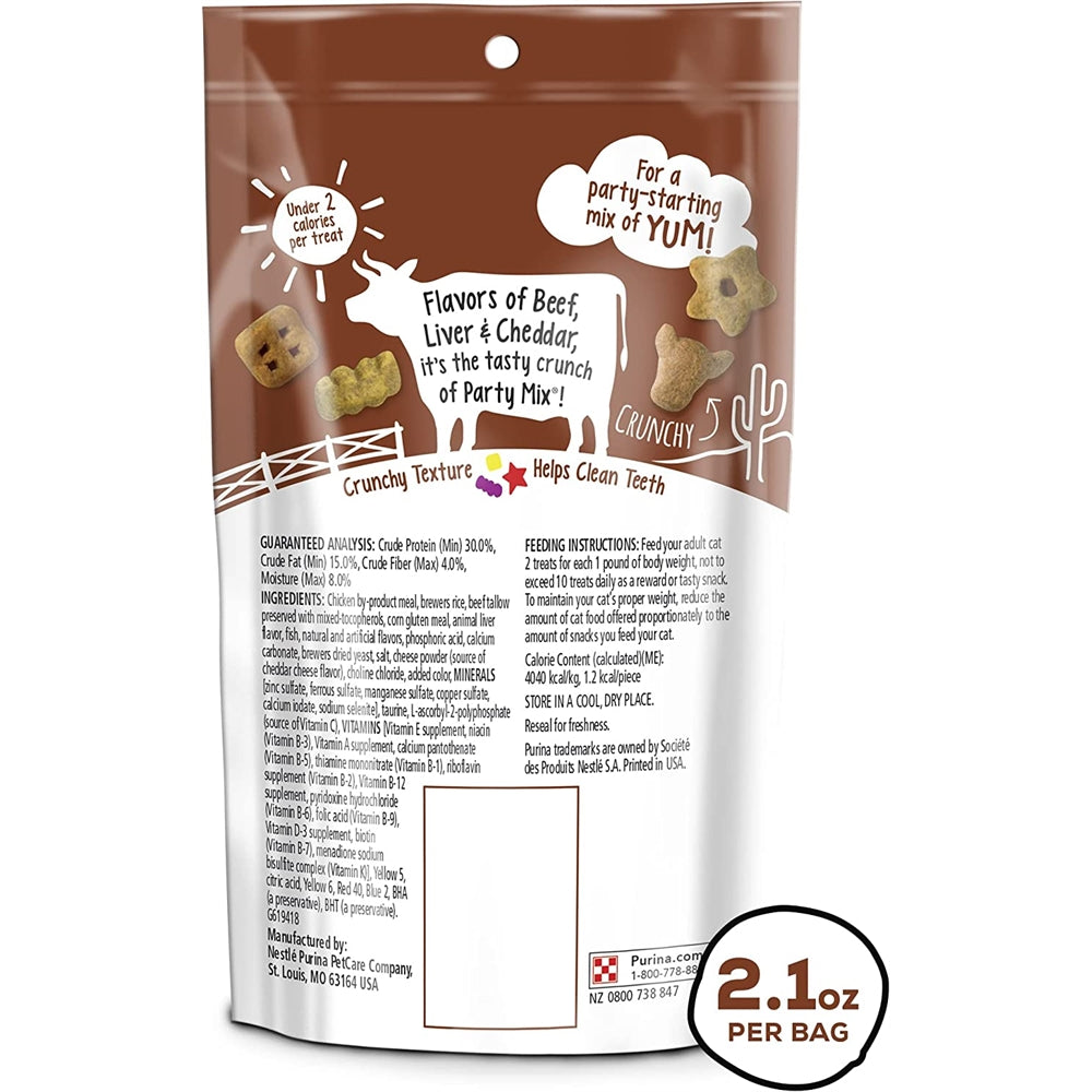 Golosinas para gatos (10) bolsas de 2.1 onzas Carne de res