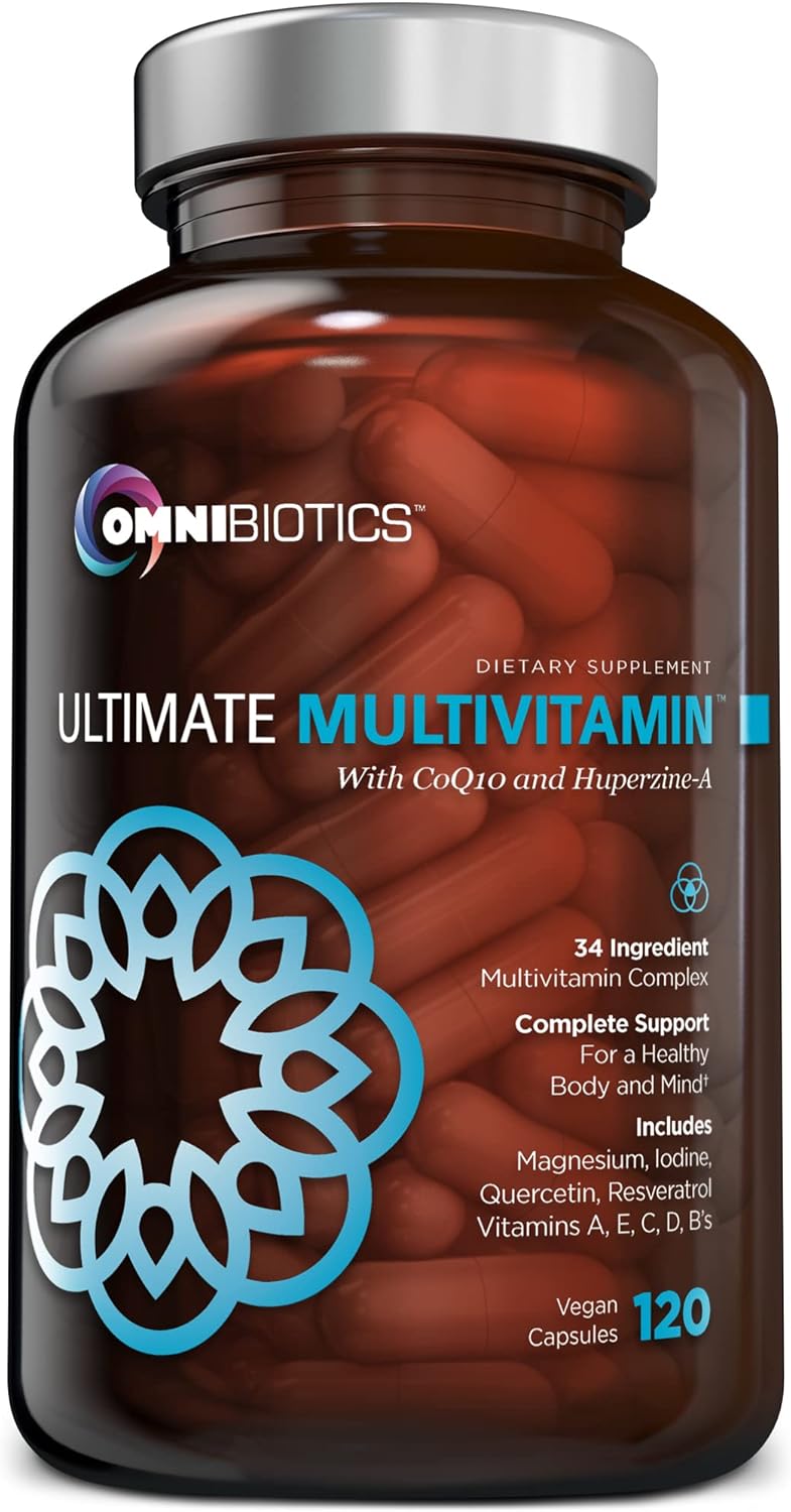 Multivitamínico Diario para Mujeres y Hombres - 120 Cápsulas Veganas
