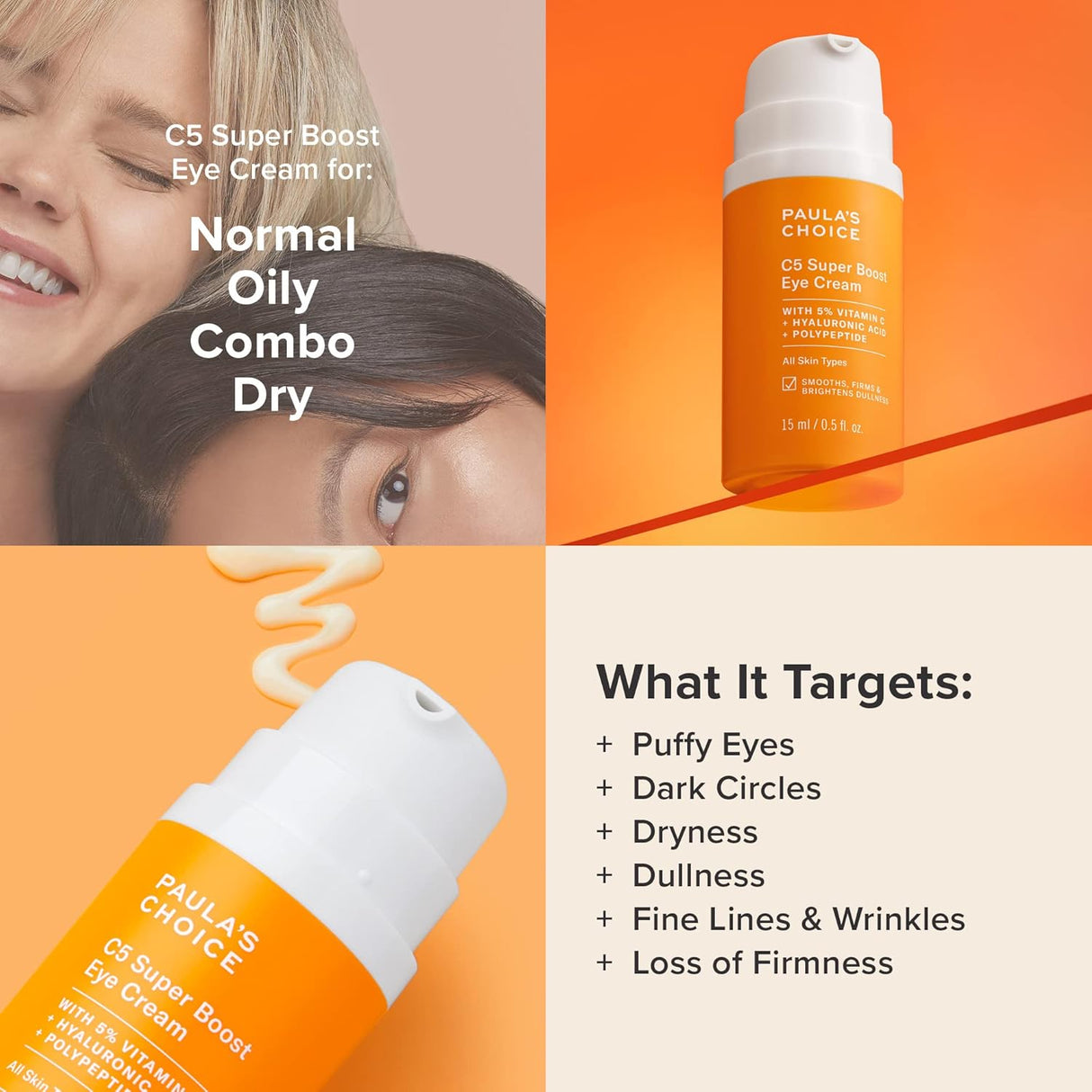 Crema de ojos con 5% de vitamina C Paula's Choice