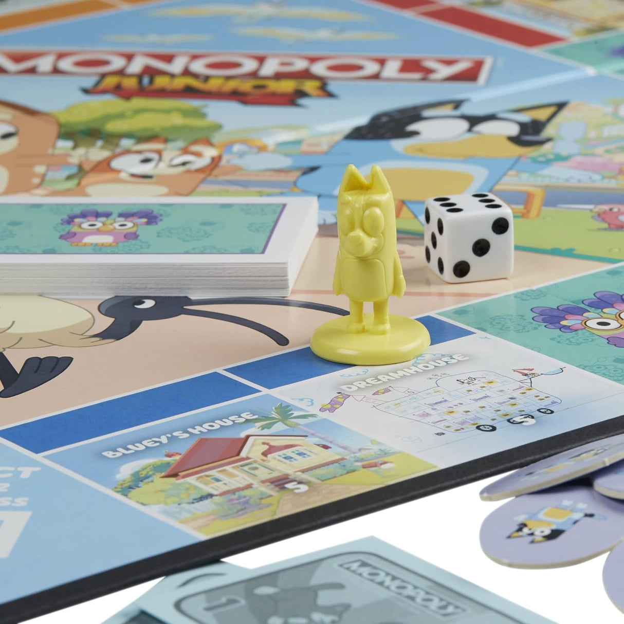 Monopoly Junior: Edición Bluey, Hasbro, Juego para Niños 5+