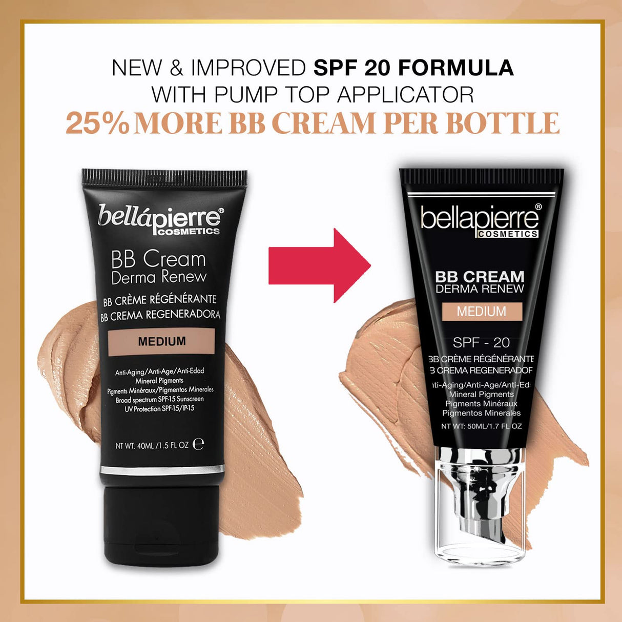 Cuidado Facial Protector solar tintado corrector base