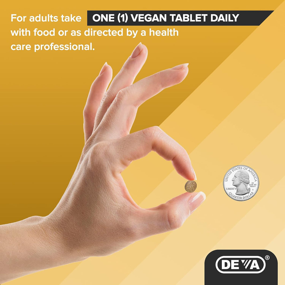 Deva Nutrition Iron Vegano 29 mg B-12 Fuerte 90 Tabletas