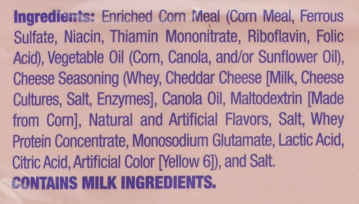 Puffcorn de Queso Chester, 4.5 oz, Snacks Crujientes Sin Gluten