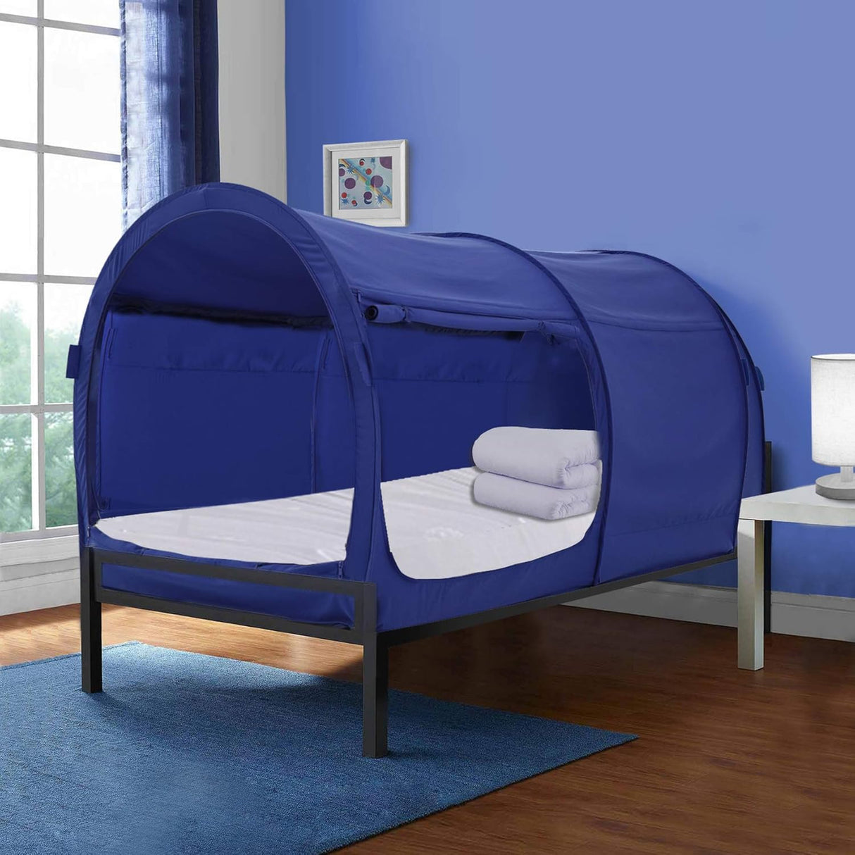 Tienda de campaña  dosel para cama tamaño completo portátil