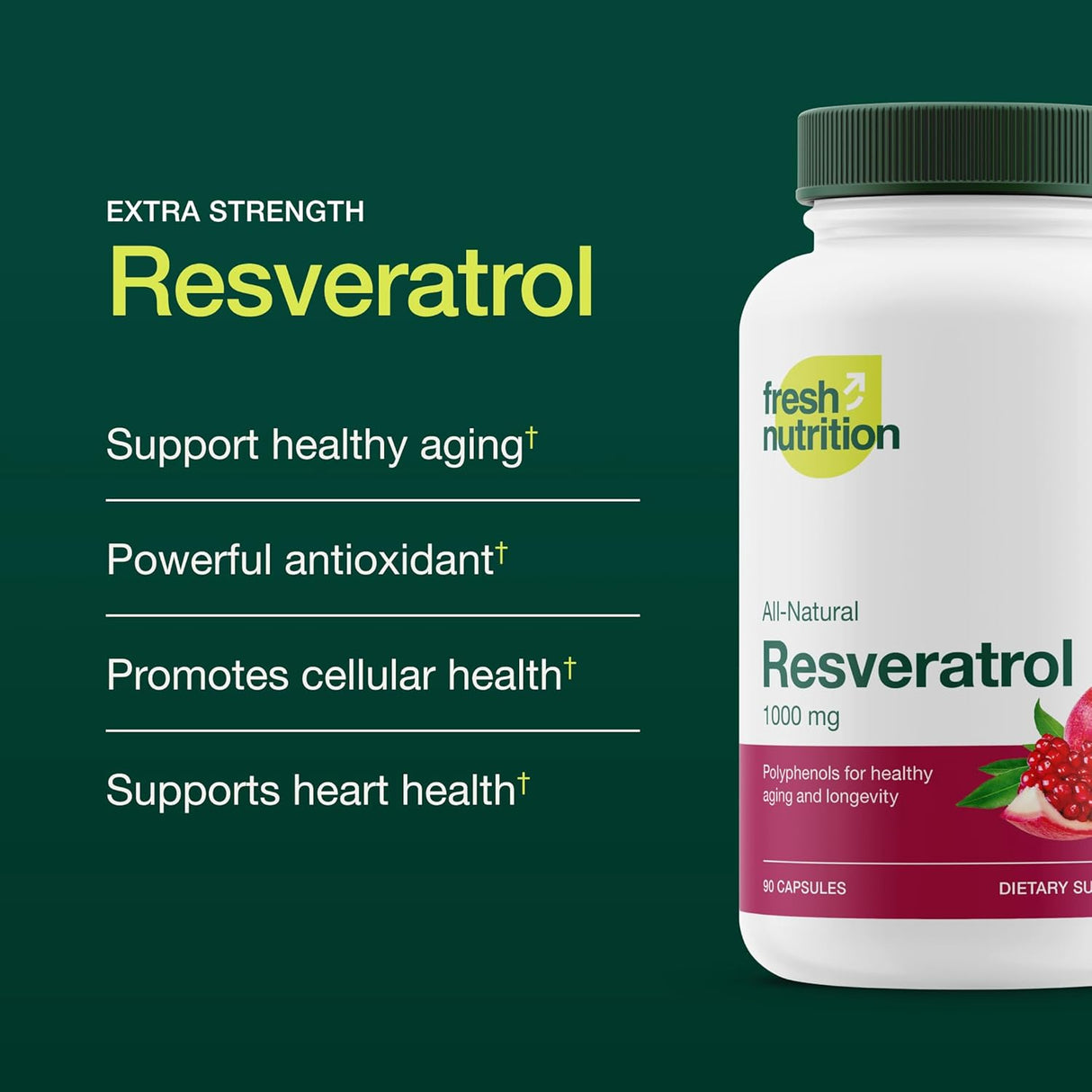 Suplemento de resveratrol Trans-resveratrol Strength 750mg