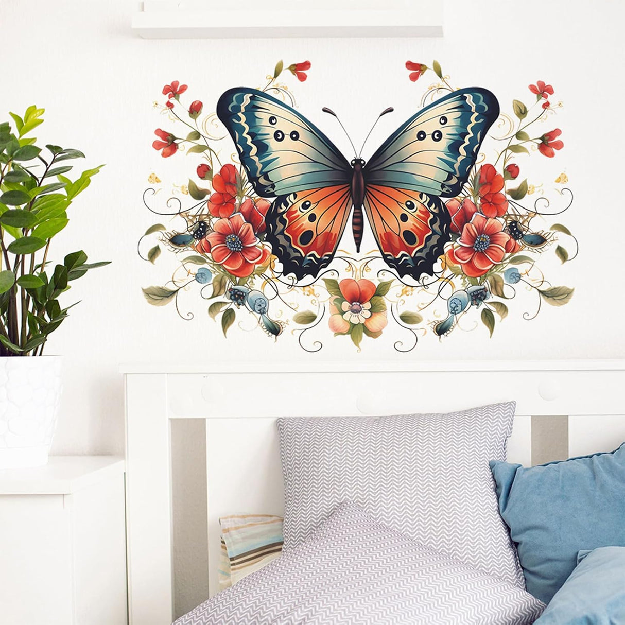 Vinilos decorativos mariposas TUOKING, removibles, modelo fun-e34