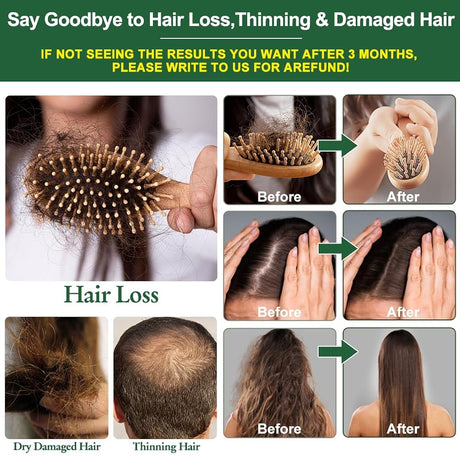 Shampoo y acondicionador para el crecimiento del cabello