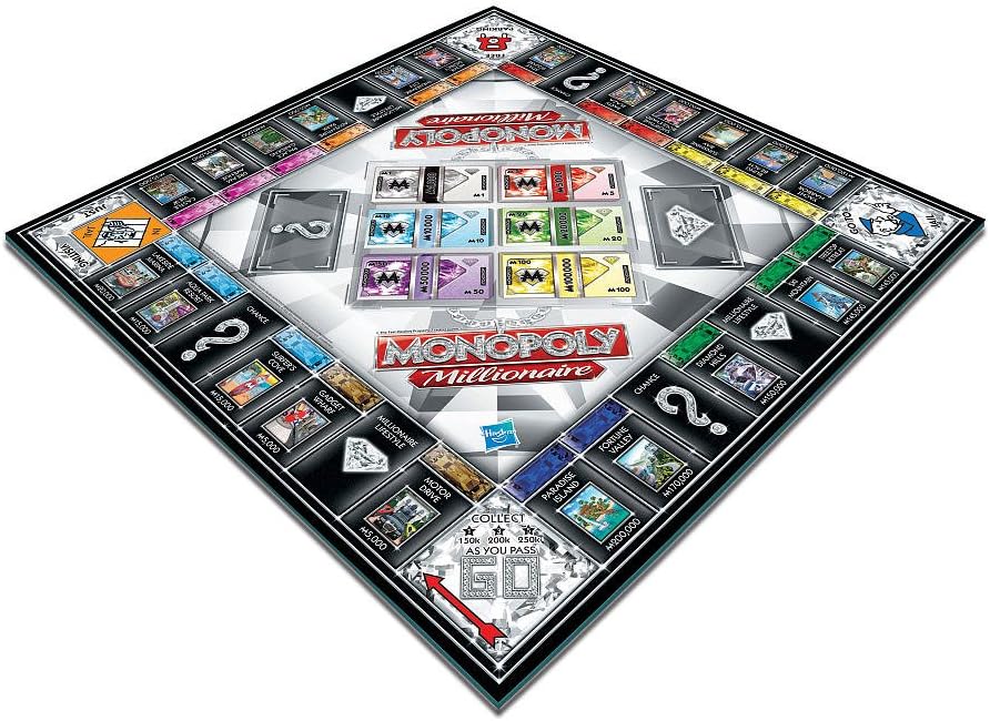 Monopoly Millionaires: Juego de mesa de estrategia y fortuna