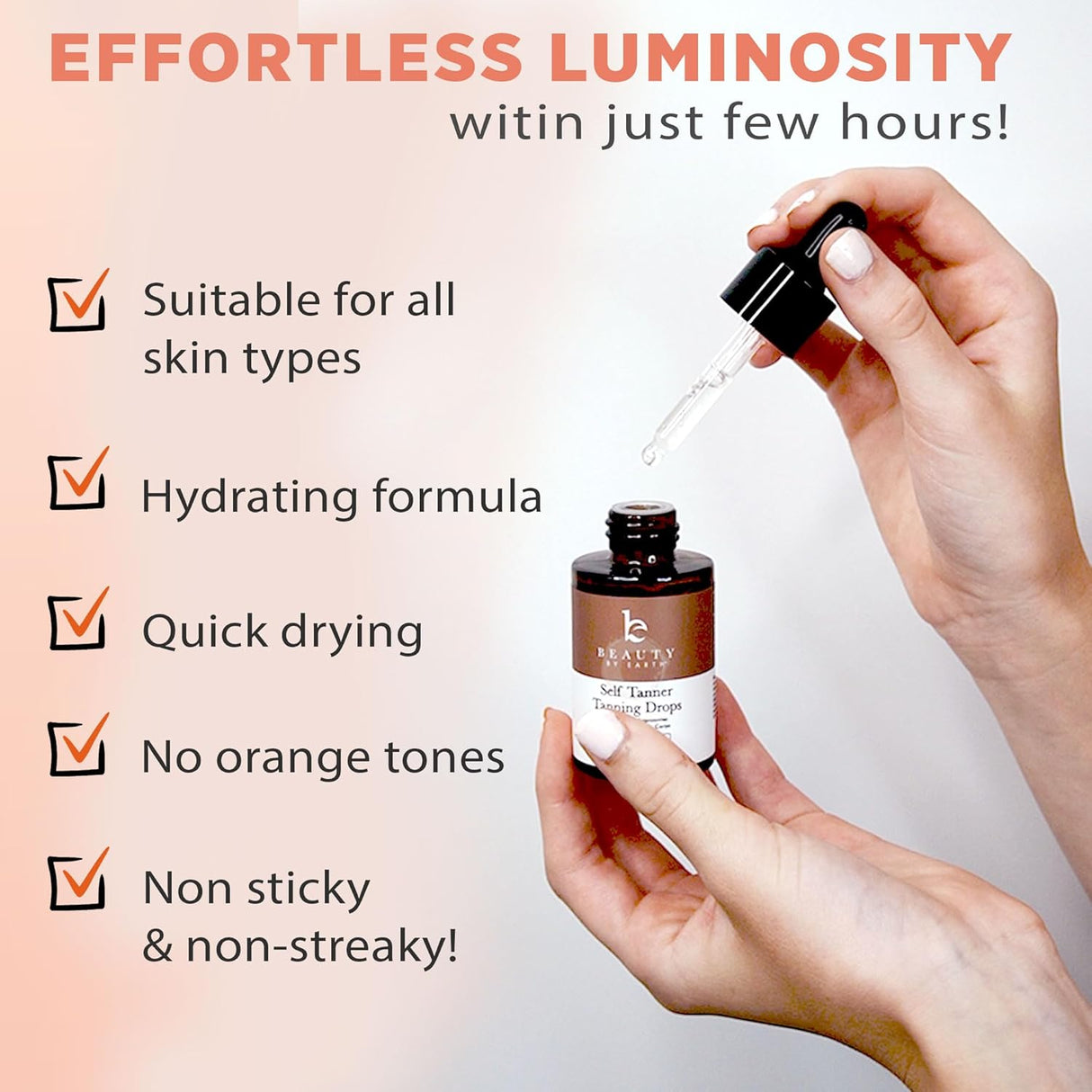 Gotas faciales autobronceadoras ST-DROP-FACE Beauty by Earth