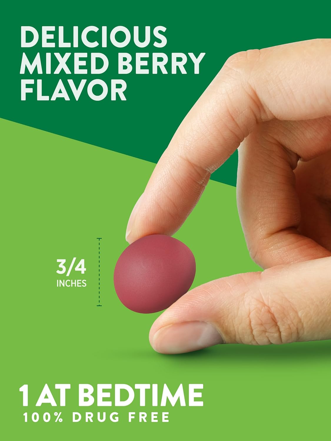 Natures Truth Gomitas de dormir 5 mg 60 unidades vegano baya