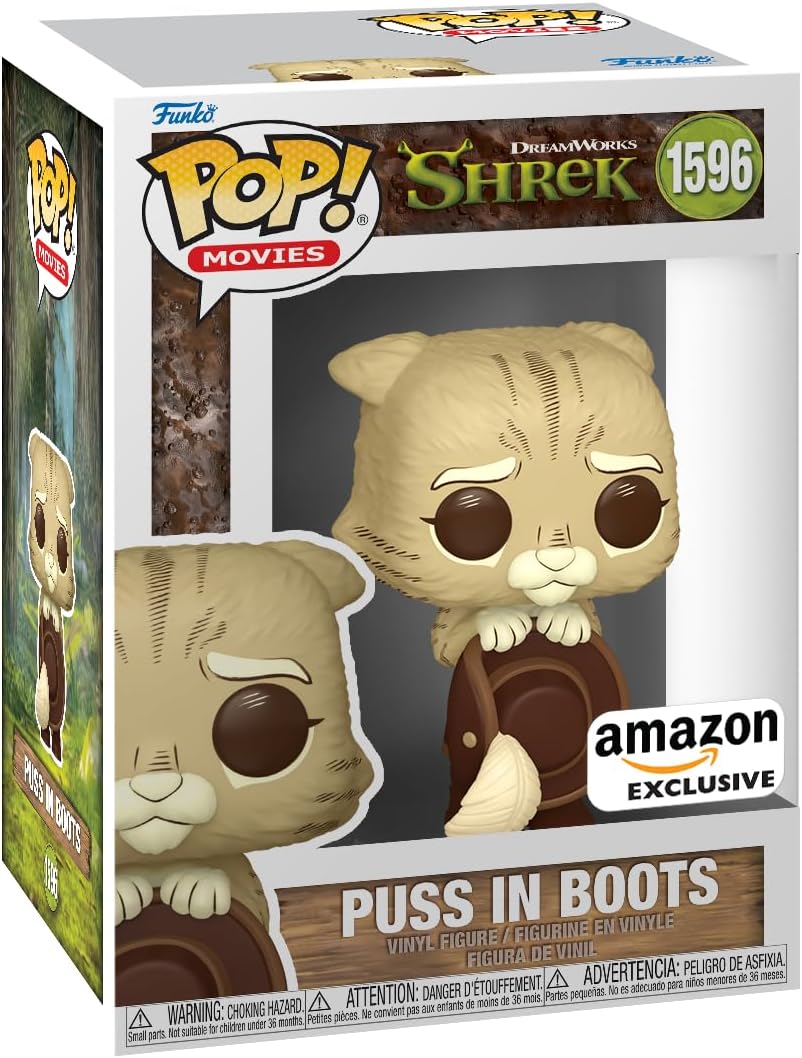 Funko Pop! Movies: Shrek y Puss in Boots, 30 Aniversario